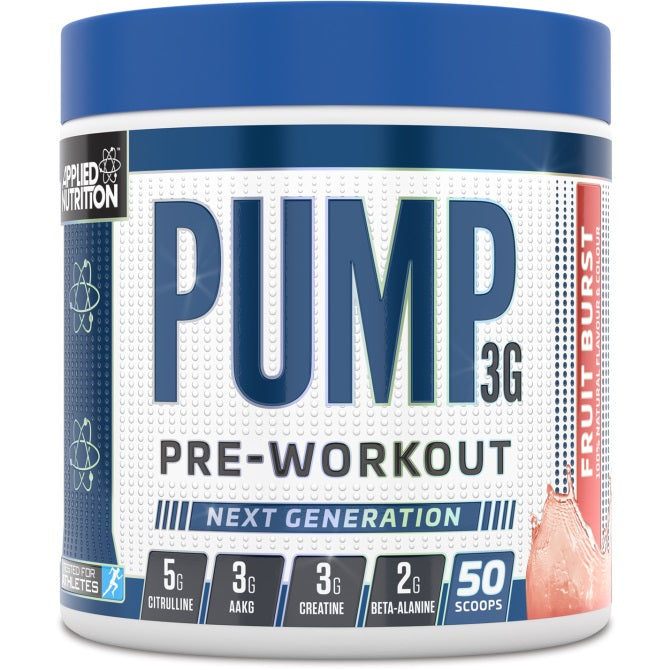 Pump 3G Pre-Workout, Icy Blue Raz (EAN 634158794339) - 375g - Sense42 Beauty and Health