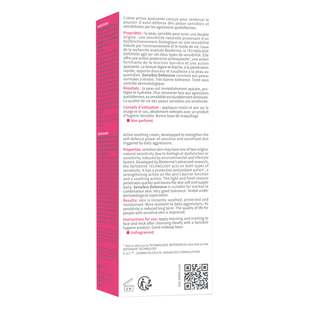 Bioderma Sensibio Defensive Active Soothing Cream
