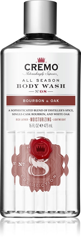 Cremo Body wash Bourbon & Oak - Sense42 Beauty and Health