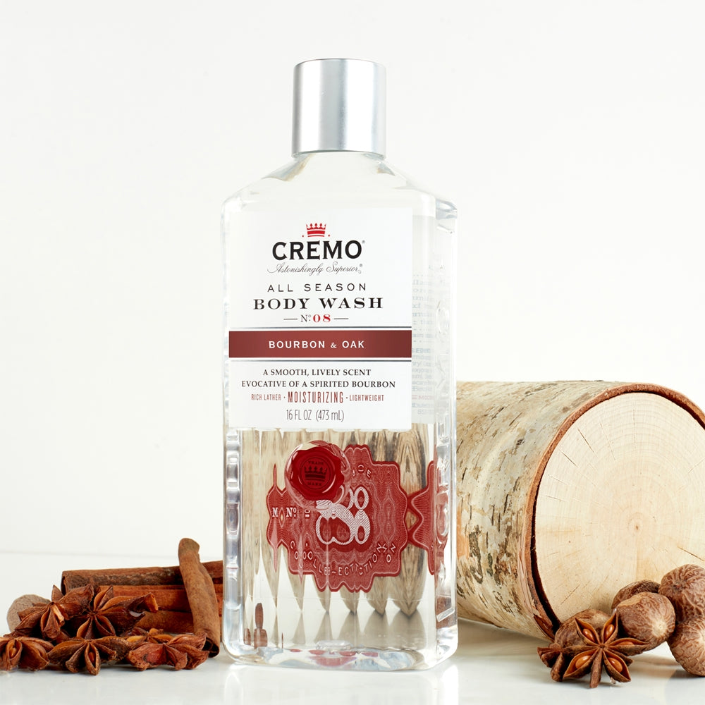 Cremo Body wash Bourbon & Oak - Sense42 Beauty and Health