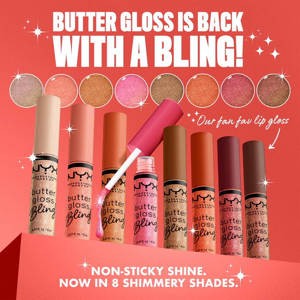 NYX Professional Makeup Butter Gloss Bling - shade 03 Pricey 8 ml