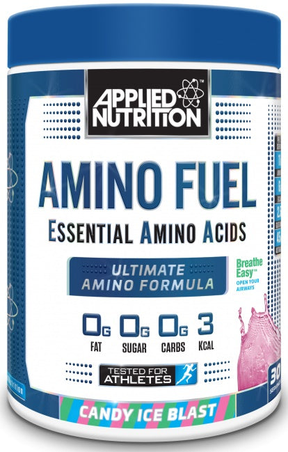 Amino Fuel, Icy Blue Raz (EAN 634158793998) - 390g - Sense42 Beauty and Health
