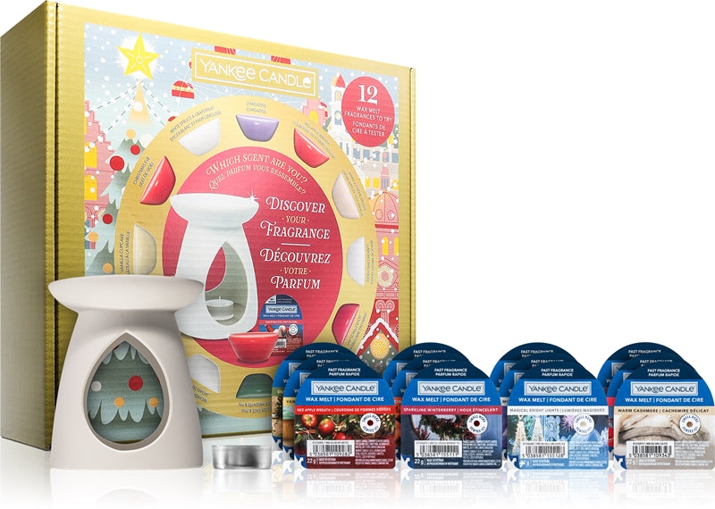 Yankee Candle Christmas Collection Aromalamp & 12 Wax Melts - Sense42 Beauty and Health