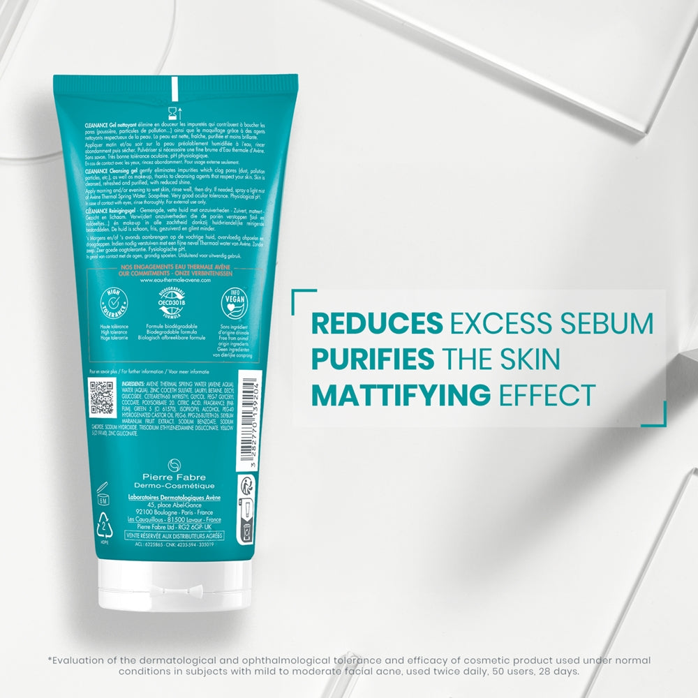 Avène Cleanance Cleansing Gel 100 ml - Sense42 Beauty and Health