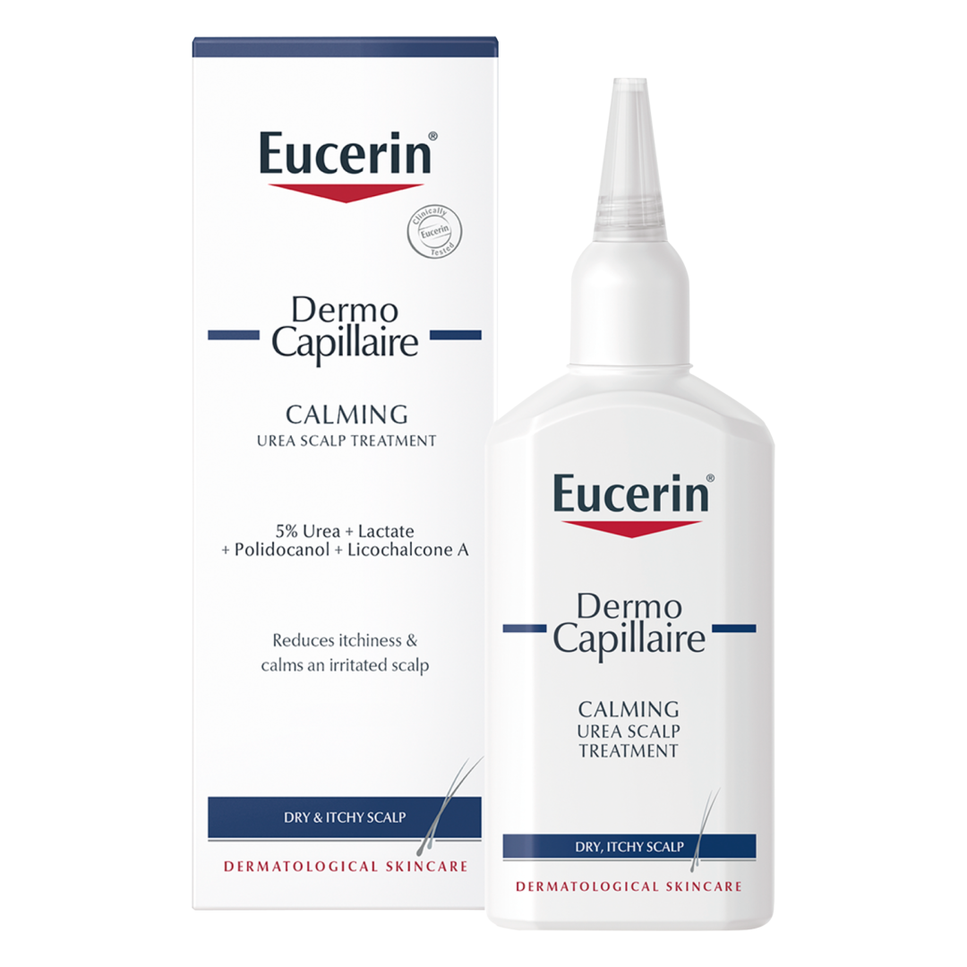 Eucerin DermoCapillaire Calming Urea Scalp Treatment - 5% Urea  100ml - Sense42 Beauty and Health
