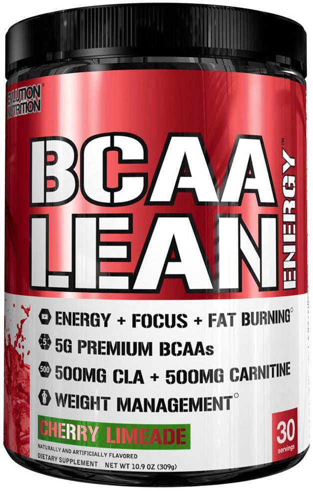BCAA Lean Energy, Cherry Limeade - 309g - Sense42 Beauty and Health