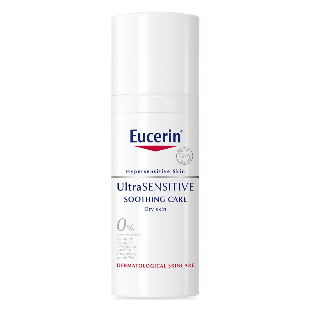 Eucerin Ultra Sensitive Soothing Care Dry Skin  50ml - Sense42 Beauty and Health