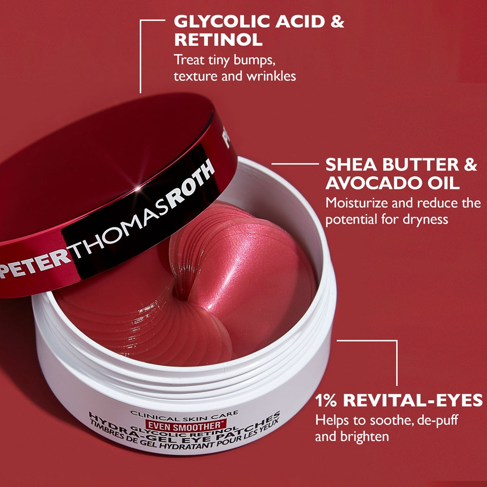 Peter Thomas Roth EVEN SMOOTHER™ Glycolic Retinol Hydra-Gel Eye Patches