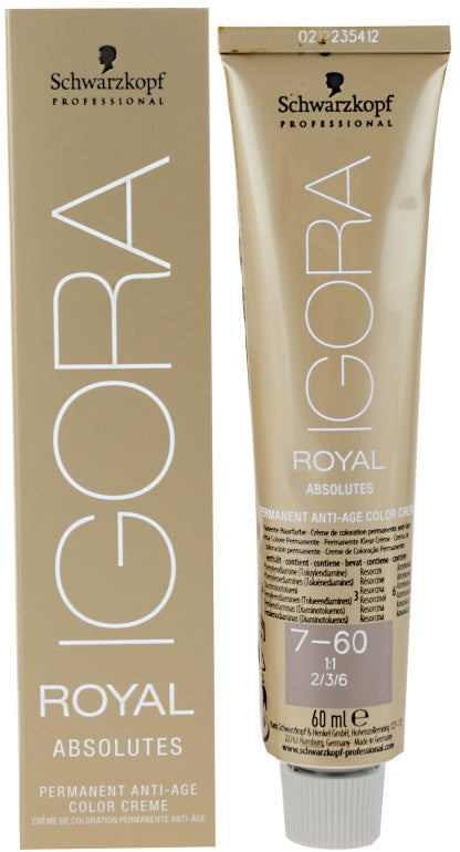 Schwarzkopf Professional IGORA Royal Absolutes - 7-560 60ml