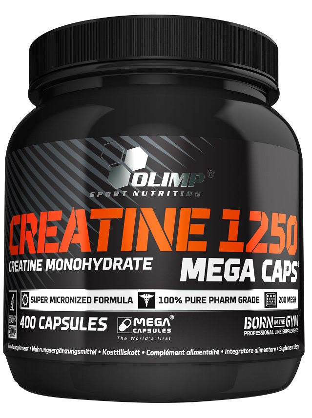 Creatine 1250 Mega Caps - 400 caps - Sense42 Beauty and Health