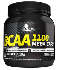 BCAA 1100 Mega Caps - 300 caps - Sense42 Beauty and Health