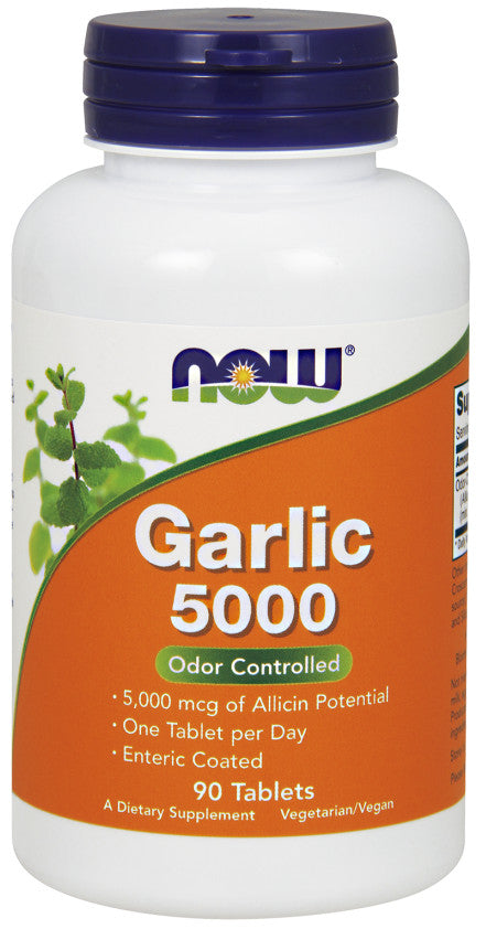 Garlic 5000, Odor Controlled - 90 tablets - Sense42 Beauty and Health