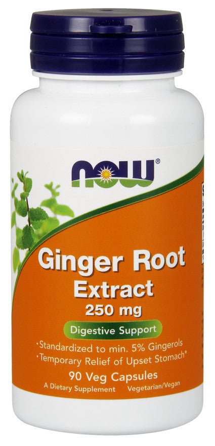 Ginger Root Extract, 250mg - 90 vcaps - Sense42 Beauty and Health