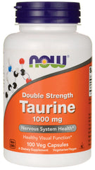 Taurine, 1000mg Double Strength - 100 vcaps - Sense42 Beauty and Health