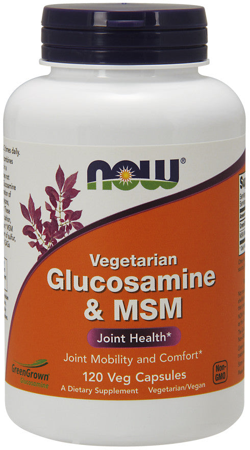 Glucosamine & MSM Vegetarian - 120 vcaps - Sense42 Beauty and Health