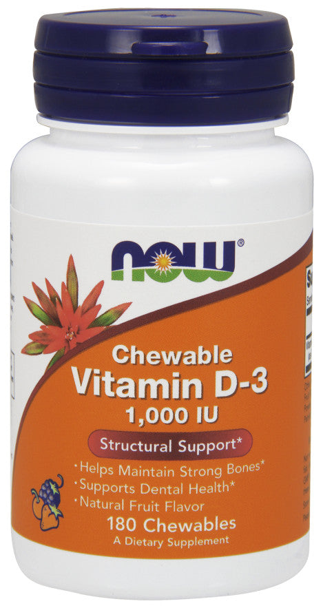 Vitamin D-3, 1000 IU (Chewable) - 180 chewables - Sense42 Beauty and Health