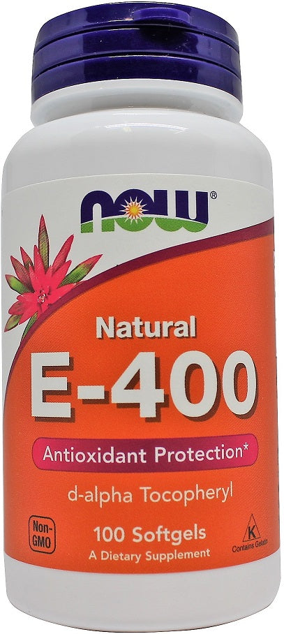 Vitamin E-400, Natural - 100 softgels - Sense42 Beauty and Health