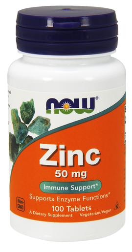 Zinc, 50mg - 100 tabs - Sense42 Beauty and Health