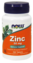 Zinc, 50mg - 100 tabs - Sense42 Beauty and Health