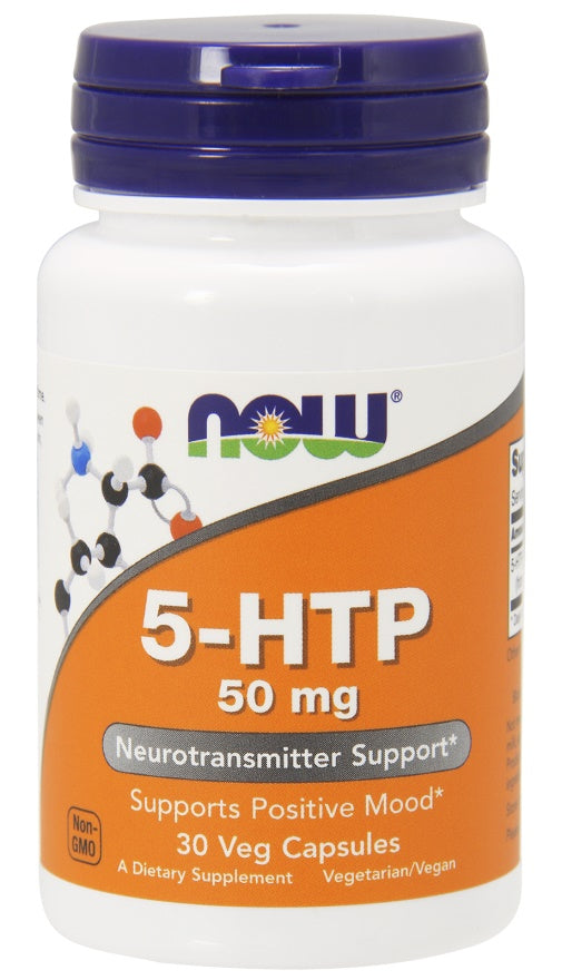5-HTP, 50mg - 30 vcaps - Sense42 Beauty and Health