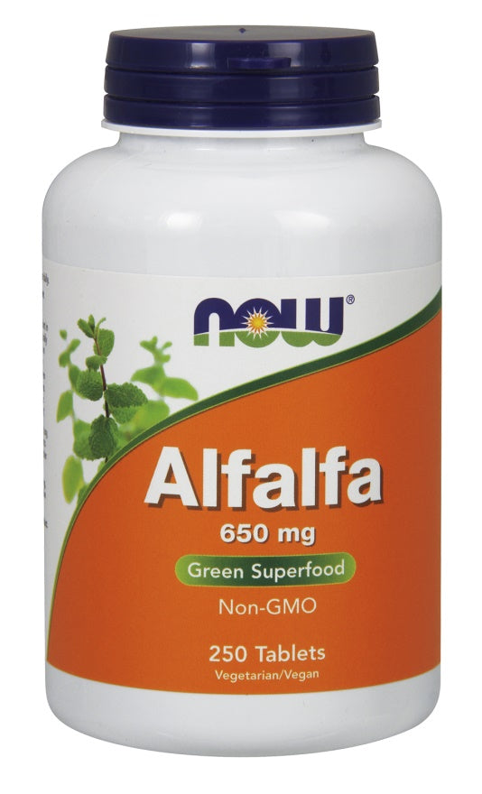 Alfalfa, 650mg - 250 tablets - Sense42 Beauty and Health