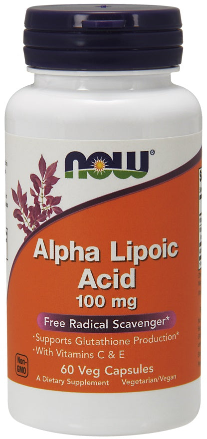 Alpha Lipoic Acid with Vitamins C & E,  100mg - 60 vcaps - Sense42 Beauty and Health