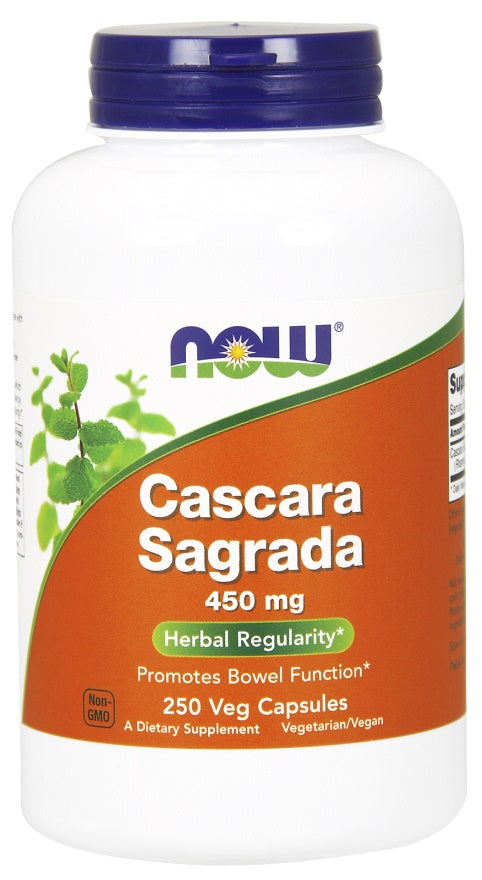 Cascara Sagrada, 450mg - 250 vcaps - Sense42 Beauty and Health