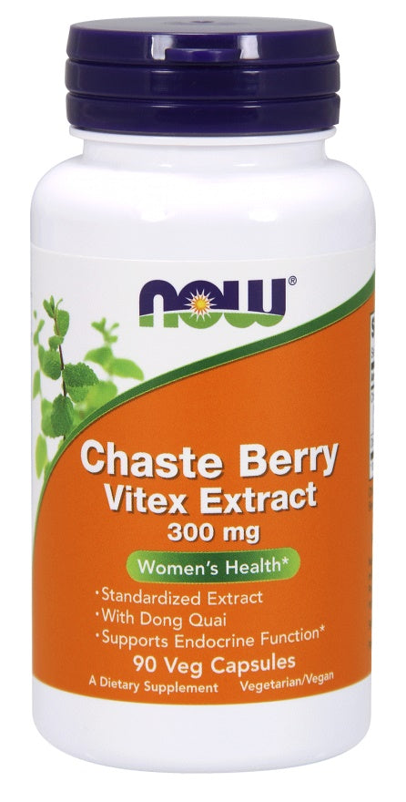 Chaste Berry Vitex Extract, 300mg - 90 vcaps - Sense42 Beauty and Health