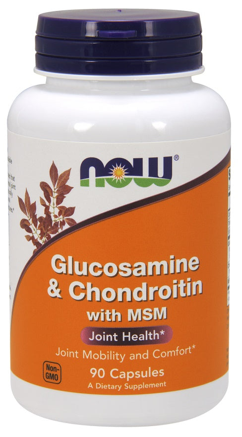 Glucosamine & Chondroitin with MSM - 90 caps - Sense42 Beauty and Health