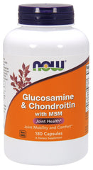 Glucosamine & Chondroitin with MSM - 180 caps - Sense42 Beauty and Health