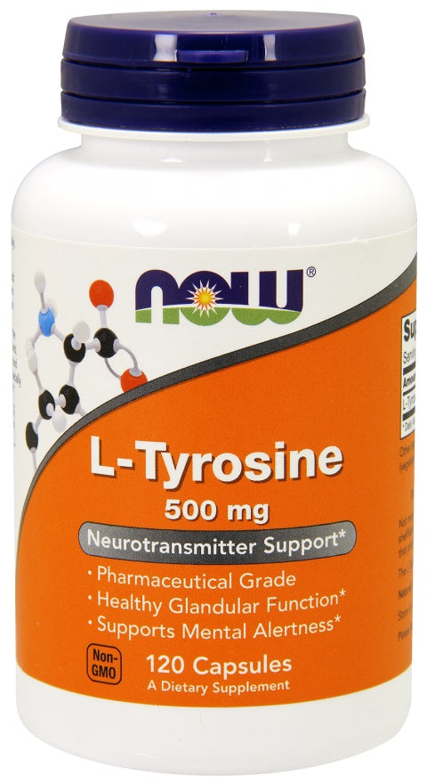 L-Tyrosine, 500mg - 120 caps - Sense42 Beauty and Health