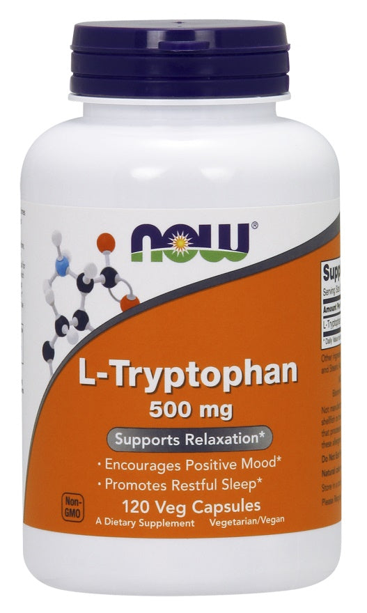 L-Tryptophan, 500mg - 120 vcaps - Sense42 Beauty and Health