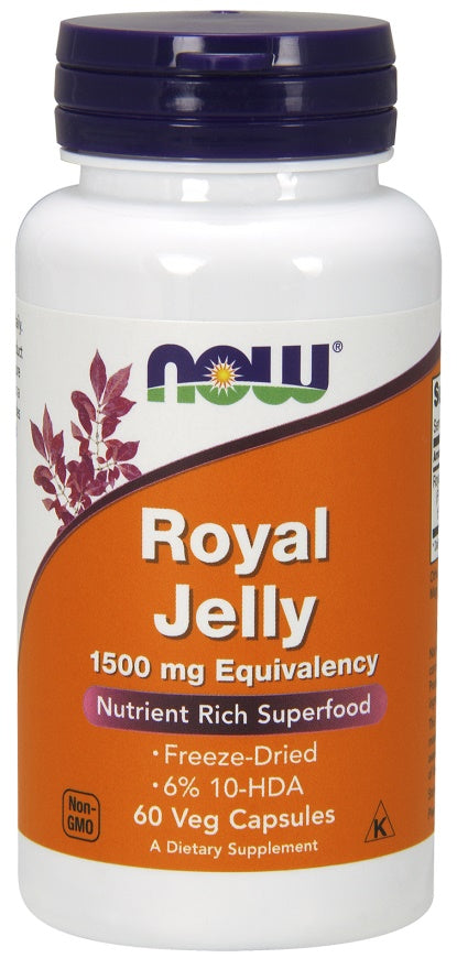 Royal Jelly, 1500mg Equivalency - 60 vcaps - Sense42 Beauty and Health