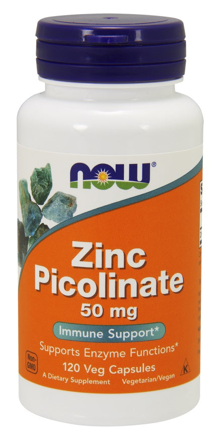 Zinc Picolinate, 50mg - 120 vcaps - Sense42 Beauty and Health