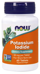 Potassium Iodide, 30mg - 60 tabs - Sense42 Beauty and Health