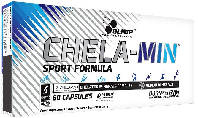 Chela-Min, Sport Formula - 60 caps - Sense42 Beauty and Health