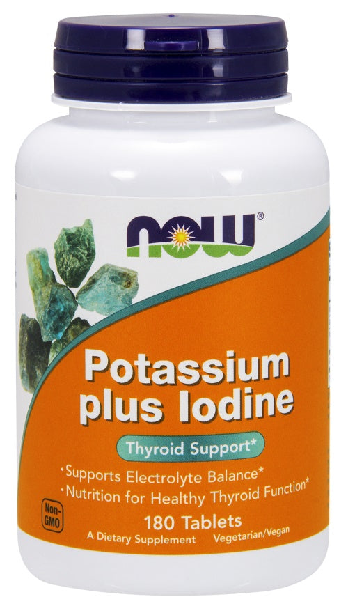 Potassium plus Iodine - 180 tabs - Sense42 Beauty and Health