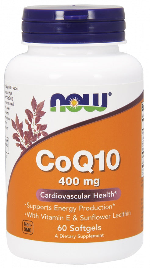 CoQ10 with Lecithin & Vitamin E, 400mg - 60 softgels - Sense42 Beauty and Health