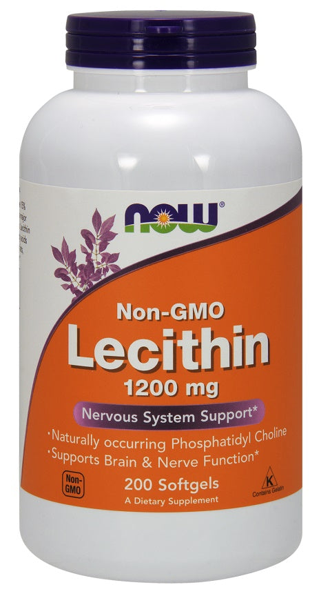 Lecithin, 1200mg Non-GMO - 200 softgels - Sense42 Beauty and Health