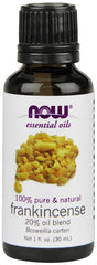 NOW Foods Essential Oil, Frankincense Oil 20% Oil Blend - 30 ml.