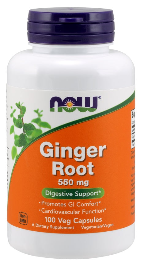 Ginger Root, 550mg - 100 vcaps - Sense42 Beauty and Health