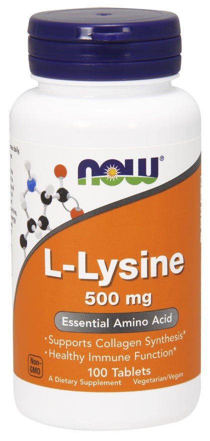 L-Lysine, 500mg - 100 tablets - Sense42 Beauty and Health