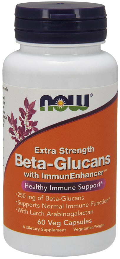 Beta-Glucans with ImmunEnhancer, Extra Strength - 60 vcaps - Sense42 Beauty and Health