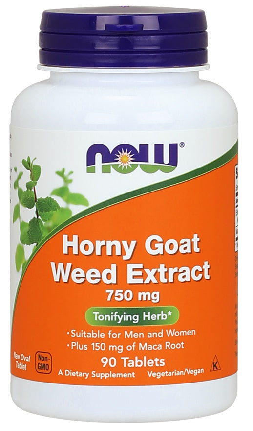 Horny Goat Weed Extract, 750mg - 90 tablets - Sense42 Beauty and Health
