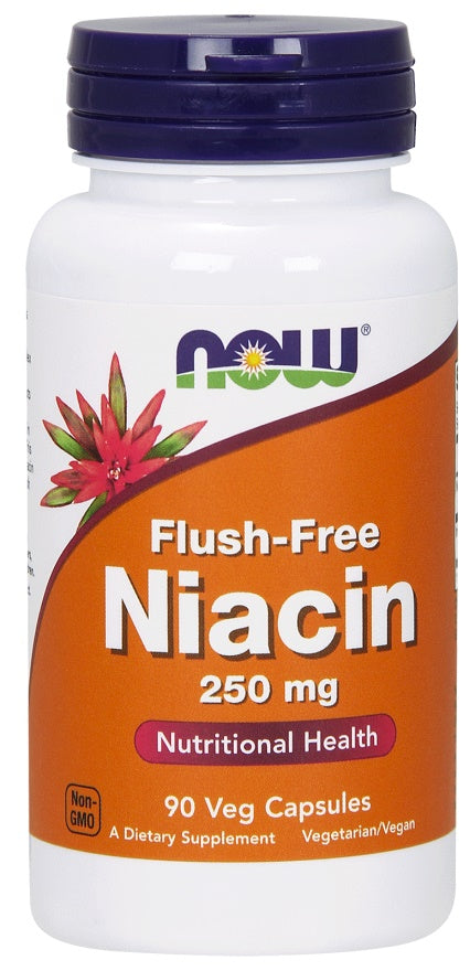 Niacin Flush-Free, 250mg - 90 vcaps - Sense42 Beauty and Health