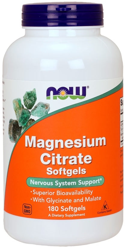 Magnesium Citrate Softgels - 180 softgels - Sense42 Beauty and Health