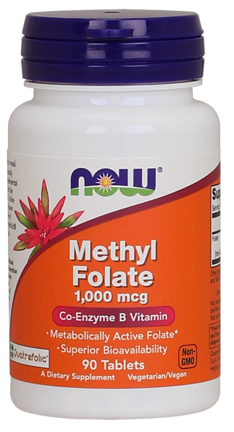 Methyl Folate, 1000mcg - 90 tabs - Sense42 Beauty and Health