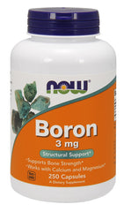 Boron, 3mg - 250 caps - Sense42 Beauty and Health