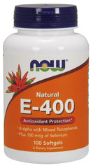 Vitamin E-400 IU with Selenium - 100 softgels - Sense42 Beauty and Health