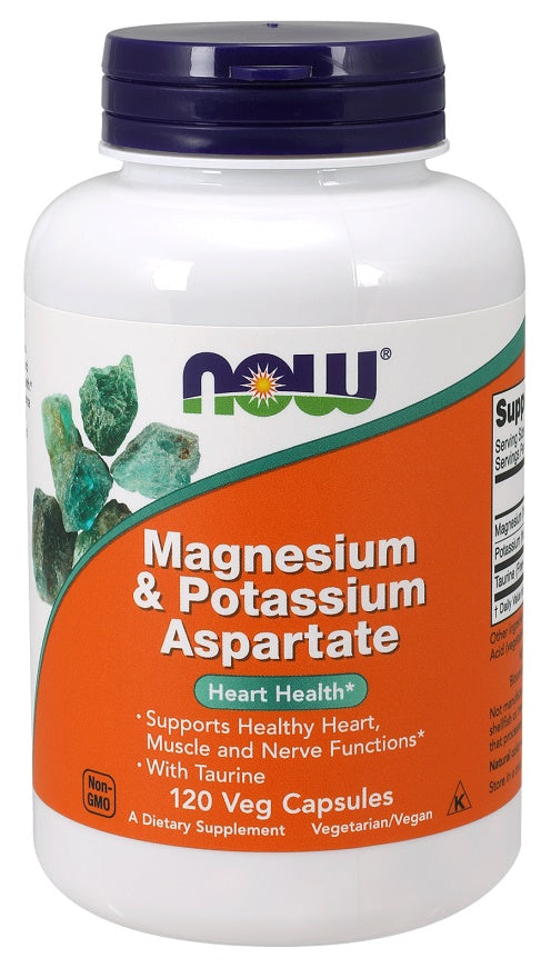 Magnesium & Potassium Aspartate with Taurine - 120 vcaps - Sense42 Beauty and Health